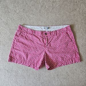 Old Navy Pink and White Bermuda Shorts